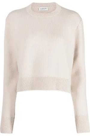 Lanvin Cropped trøje med rund hals