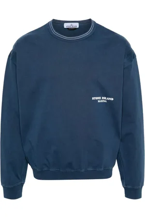 Stone Island Sweatshirt med logotryk
