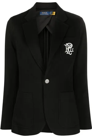 Ralph Lauren Enkeltradet blazer med broderet logo
