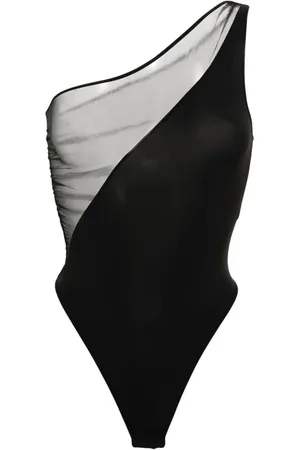 MAISON CLOSE Bodysuit med mesh-paneler