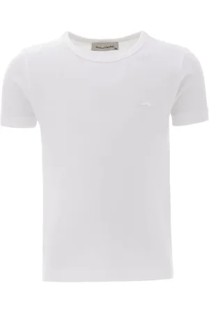 M. Moustache T-shirt med rund hals