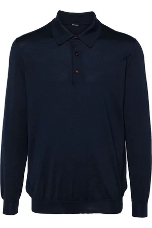 Kiton Finstrikket polo