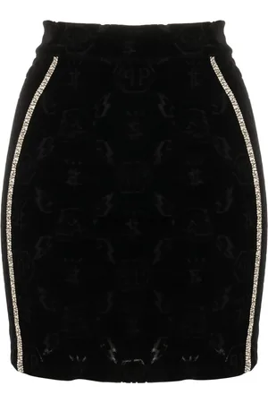 Philipp Plein Tilpasset nederdel med monogram-tryk