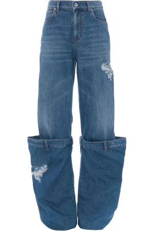 J.W.Anderson Bucket jeans med slitageeffekt