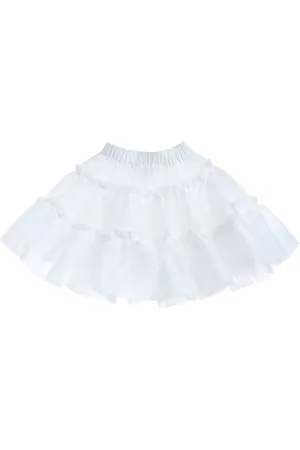 Mimi Tutu Buksenederdel i satin med frynser