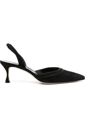 Manolo Blahnik 50 mm Brontiasli slingback-pumps