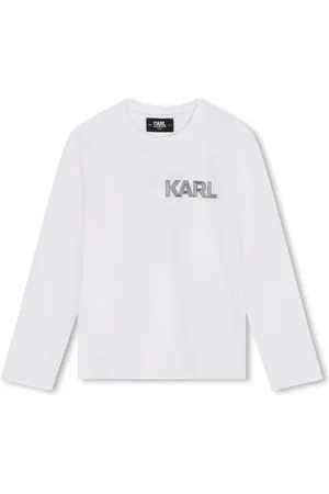 Karl Lagerfeld Langærmet T-shirt med grafisk print