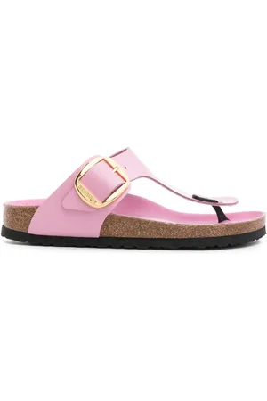 Birkenstock Gizeh lædersandaler med spænde