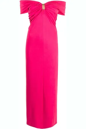 Acler Lang Alberton kjole med off-shoulder-snit