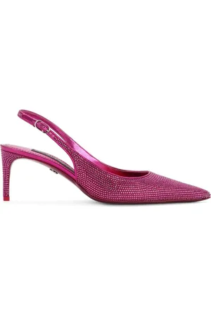 Dolce & Gabbana 60 mm slingback-pumps med rhinstenudsmykning