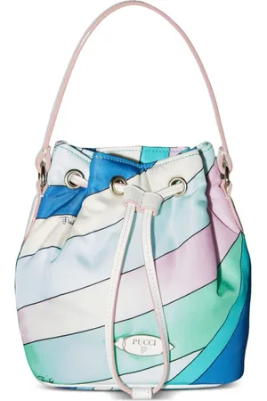 Puccini Stribet Yummy bucket-taske