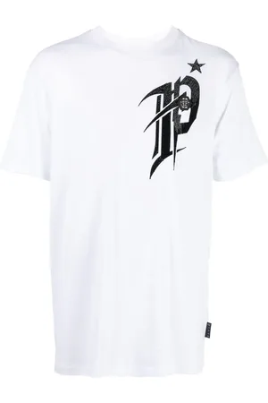 Philipp Plein Kortærmet T-shirt med logotryk