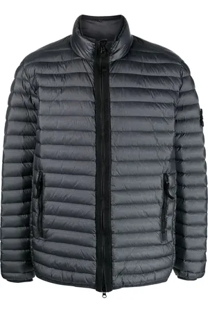 Stone Island Polstret jakke med kompas-mærke