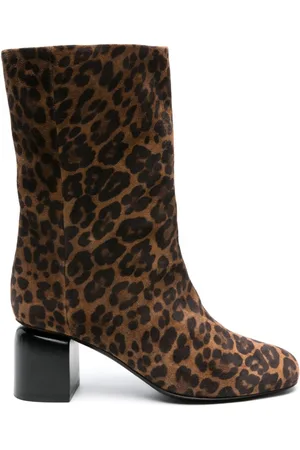 Pierre Hardy Biba 70 mm støvler med leopardtryk