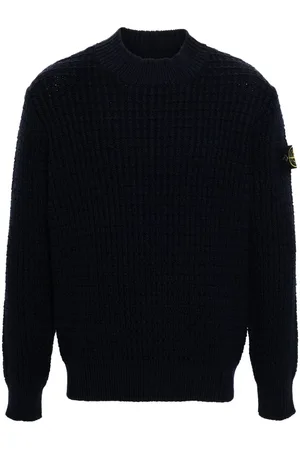 Stone Island Kraftig trøje med kompasmærke