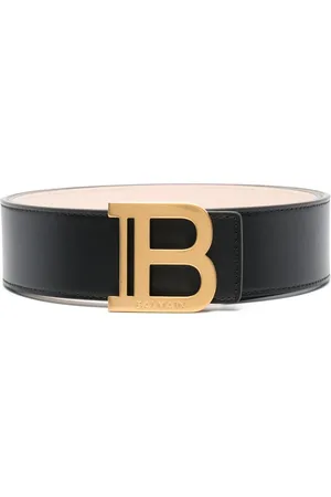 Balmain Læderbælte med logoplade