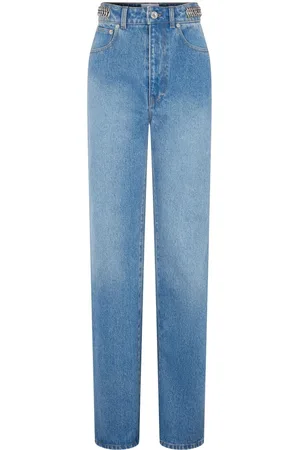 Paco rabanne Jeans med lige ben og kæde-udsmykning