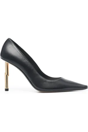Lanvin Pumps med metallisk hæl og spids tå