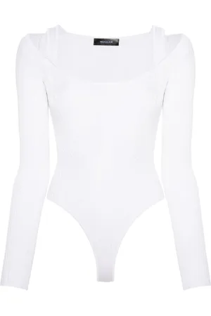 MUGLER Langærmet bodysuit med stropper