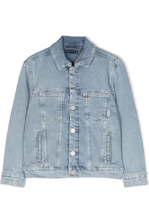 Tommy Hilfiger Denimjakke med broderet logo