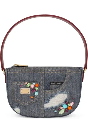 Dolce & Gabbana DG Girlie skuldertaske i denim
