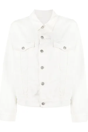 Maison Margiela Denimjakke med udskæringsdetaljer