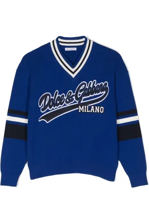 Dolce & Gabbana Sweater med logo-broderi
