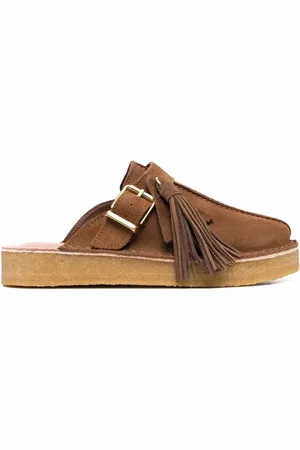 Clarks Slip-on mules i ruskind