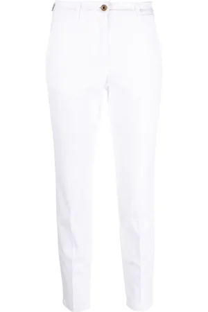 Jacob Cohen Cropped bukser med broderet logo