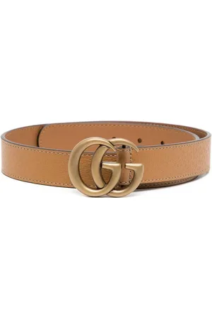 Gucci Læderbælte med GG-spænde