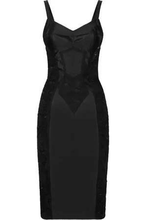 Dolce & Gabbana Kjole med blonde-paneler