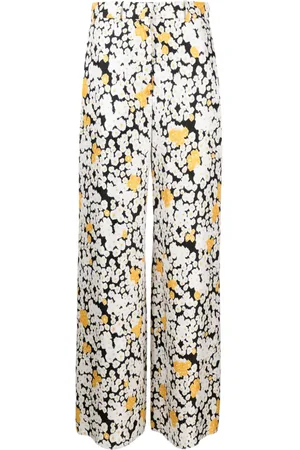 Lanvin Blomstrede bukser med brede ben