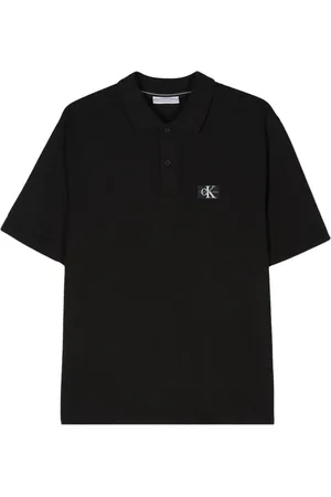 Calvin Klein Ternet polo med logomærke