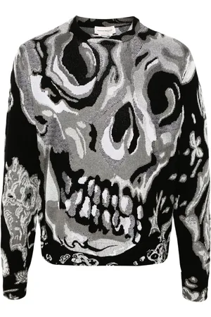 Alexander McQueen Trøje i abstrakt jacquard-mønster