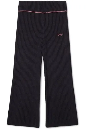 OFF-WHITE Ribstrikkede Off Stamp bukser