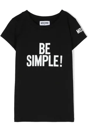 Moschino T-shirt med slogantryk
