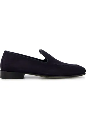 Manolo Blahnik Truro crosta loafers i ruskind