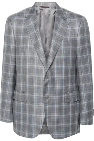 CANALI Blazer med skotskternet mønster