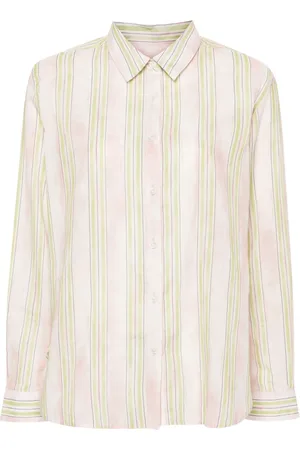 Maison Kitsuné Klassisk skjorte med striber