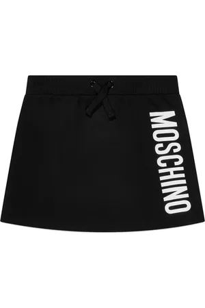 Moschino Kort nederdel med A-snit og logotryk