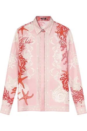 VERSACE Skjorte med baroktryk
