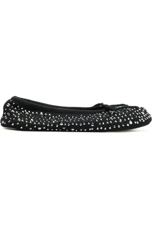 N.PEAL Jewelled slippers