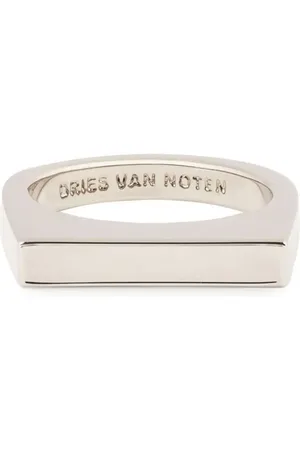 DRIES VAN NOTEN Signet-ring med indgraveret logo