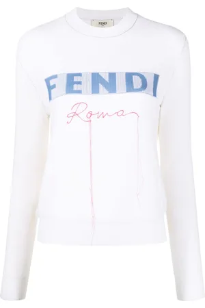 Fendi Sweater med logo i jacquard