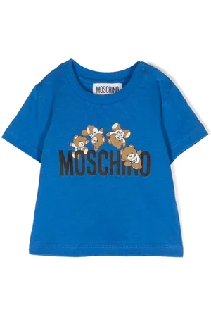 Moschino T-shirt med bamse-tryk og logo