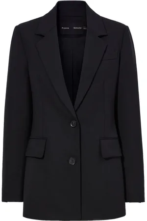 Proenza Schouler Skræddersyet enkeltradet blazer