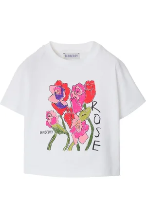 Burberry T-shirt med rosetryk
