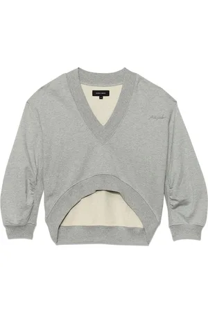 Purple Brand Cropped sweatshirt med asymmetrisk kant
