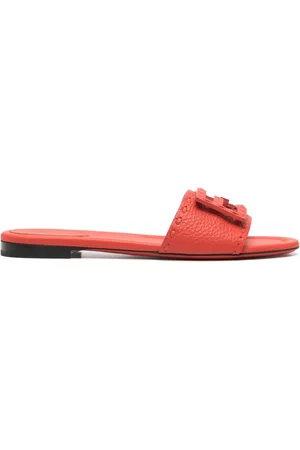 Fendi Baguette sandaler i læder