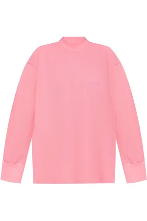 The Attico Sweatshirt i vaffelstruktur med logoapplikation